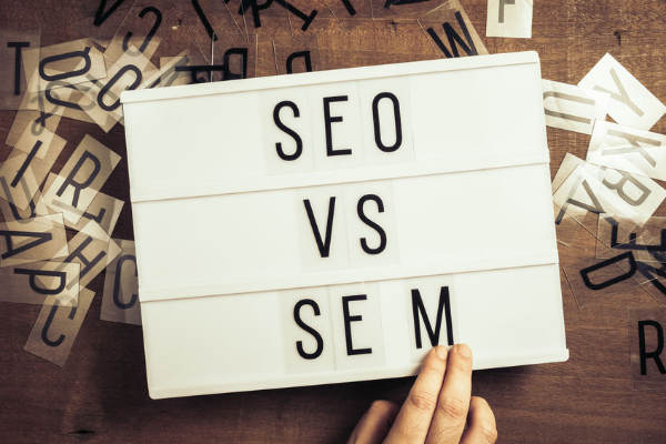 Diferencia SEO y SEM