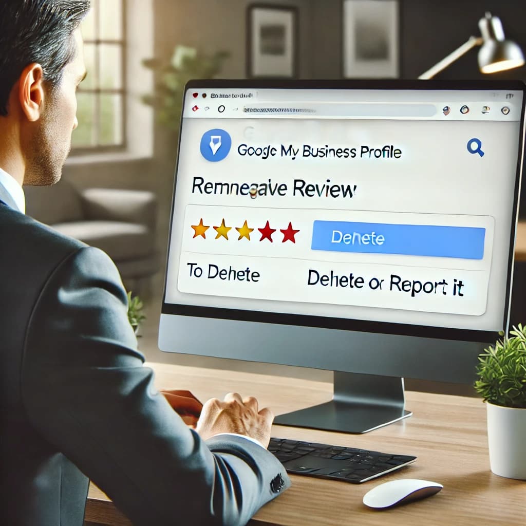 Eliminar reseña Google
